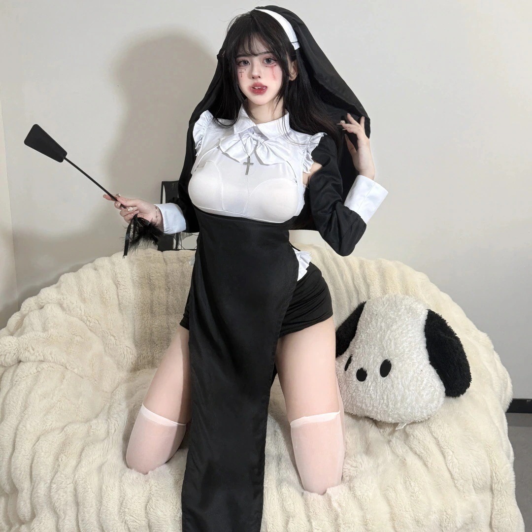 【2026新品大人気】新作 ハロウィン コスプレ シスター服 セクシー メイド服ワンピース 大きいサイズ ハロウィンパーティー