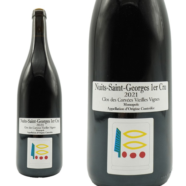 ニュイ サン ジョルジュ プルミエ クリュ 一級 クロ デ コルヴェ ヴィエイユ ヴィーニュ 単独所有畑 2021 ドメーヌ プリューレ ロック元詰