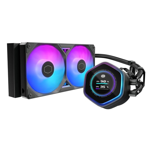 MasterLiquid 240 Atmos II LCD ARGB ブラック MLX-D24M-A25SZ-L1
