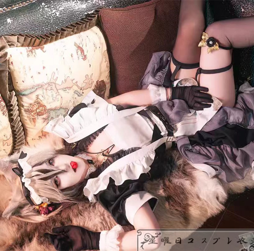 NU:カーニバル 萌え萌え きゅん 仕事にひたむき れいにゃん レイ 限定SSR メイド服 コスプレ衣装 コスチューム