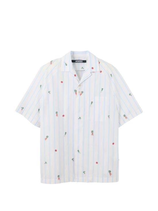 JACQUEMUS Men Shirts SHM00573 AW007481MF White