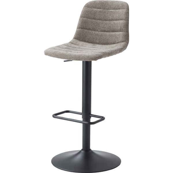 カウンターチェア ライトグレー （約W43×D50×H88~110×SH60~82cm） 組立式