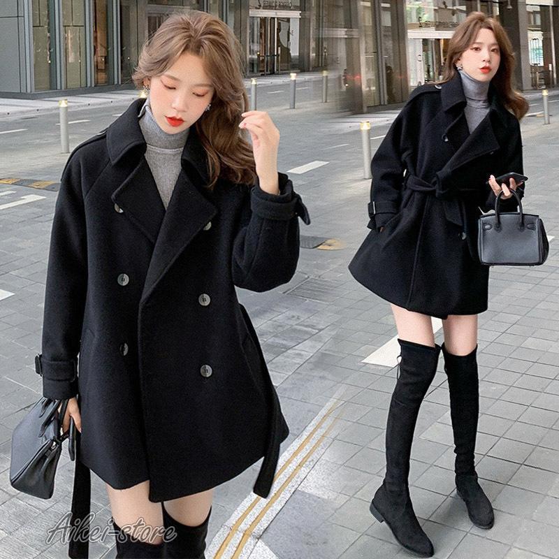 即納セ.ー.ル!チェスターコート レディース 秋冬 40代 チェスターコート Aライン 黒 ミディアム丈ラシャコート 厚手オーバー ゆったりアウター 通勤 着痩せ オシャレ 大人