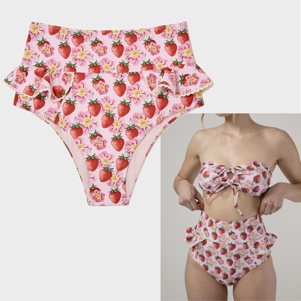 SKIRTED BIKINI BOTTOM 10,625円