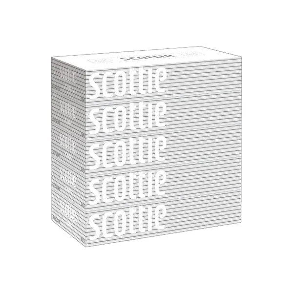 箱ティッシュ スコッティ 200W 5箱入り X12パック