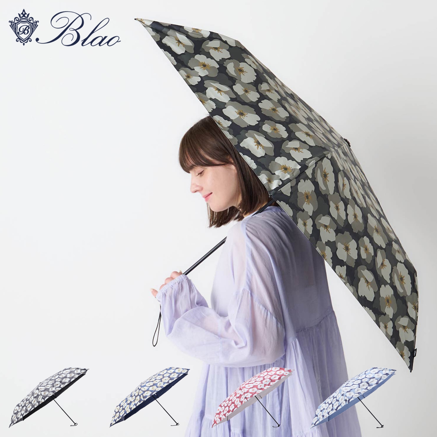 傘 日傘 折りたたみ 晴雨兼用 雨傘 タフウ レディース 60cm 軽量 UVカット 遮光 1BA 17229-29
