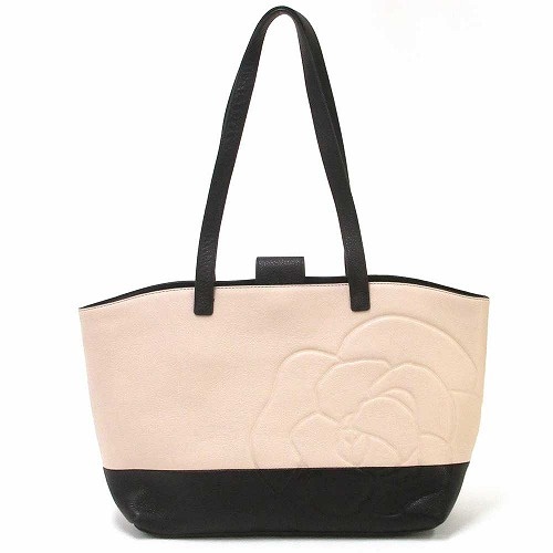 Karl Lagerfeld　カールラガーフェルド　カメリア　レザー トートバック LH7AA540OKS