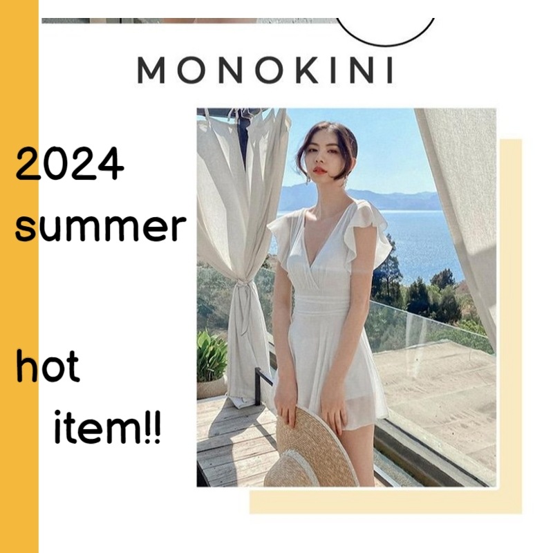 【NEW】韓国水着 / ワンピース水着 / モノキニ水着 / 体型カバー水着 / ビッグサイズ水着 4,865円