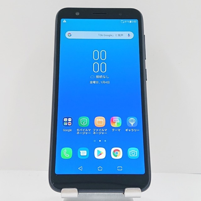 ZenFone Live (L1) ZA550KL SIMフリー ミッドナイトブラック 送料無料 本体 c08182 【中古】