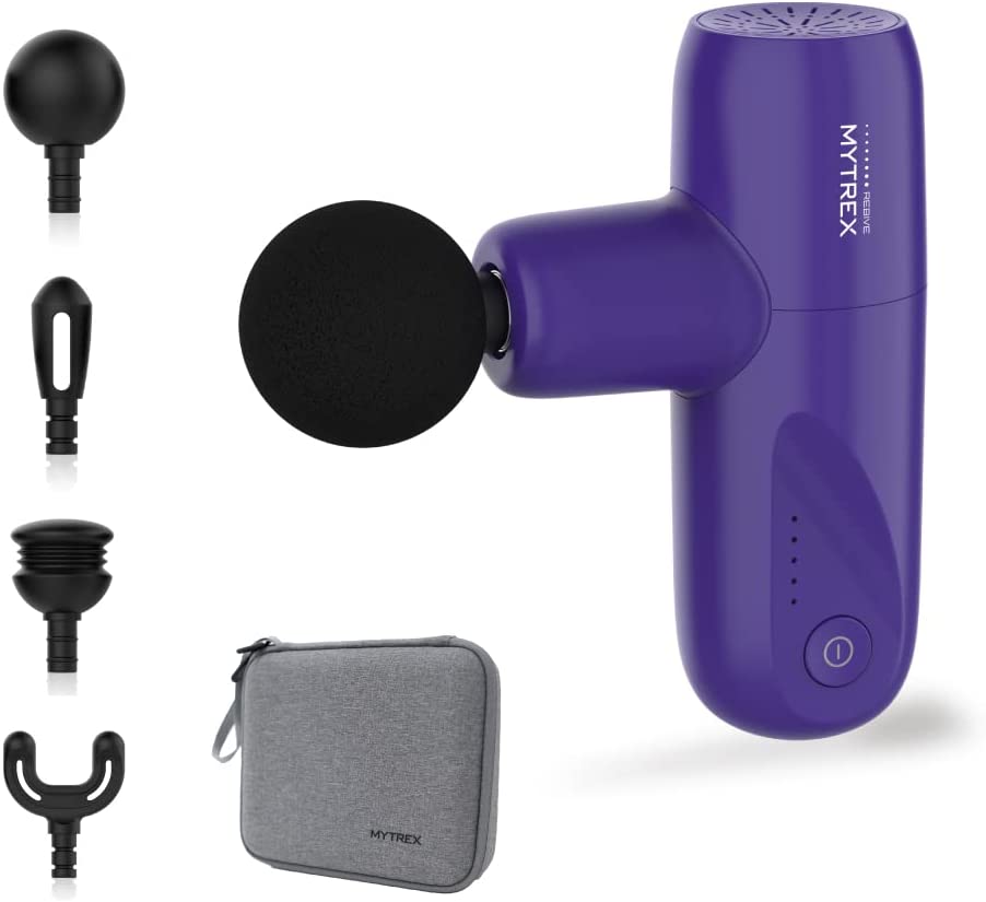 マイトレックス リバイブ ミニ エックスエス(MYTREX REBIVE MINI XS) MT-RMXS21P パープル ハンディガン 振動マシーン軽量265g フェイスモード 搭載