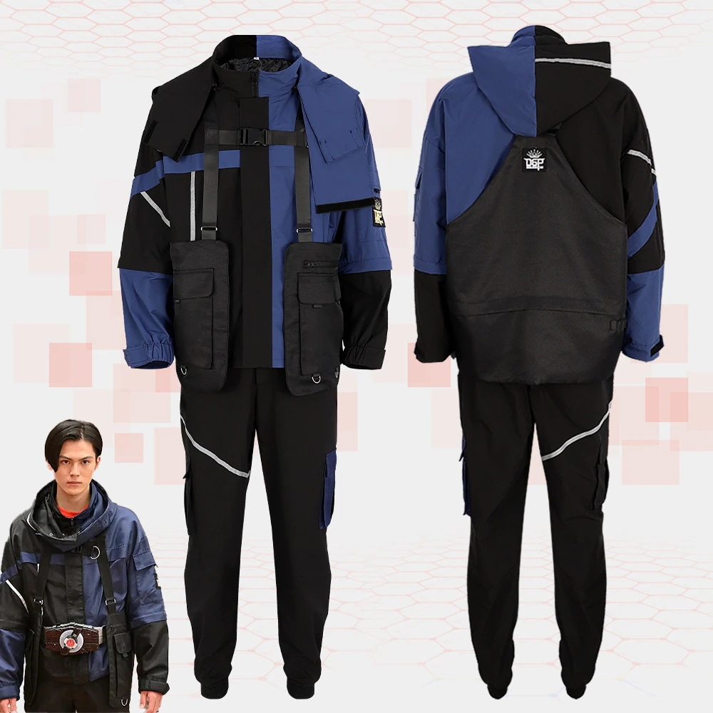 ハロウィーン仮面ライダーGeatsカード面衣装浮世英寿突撃服セット極狐