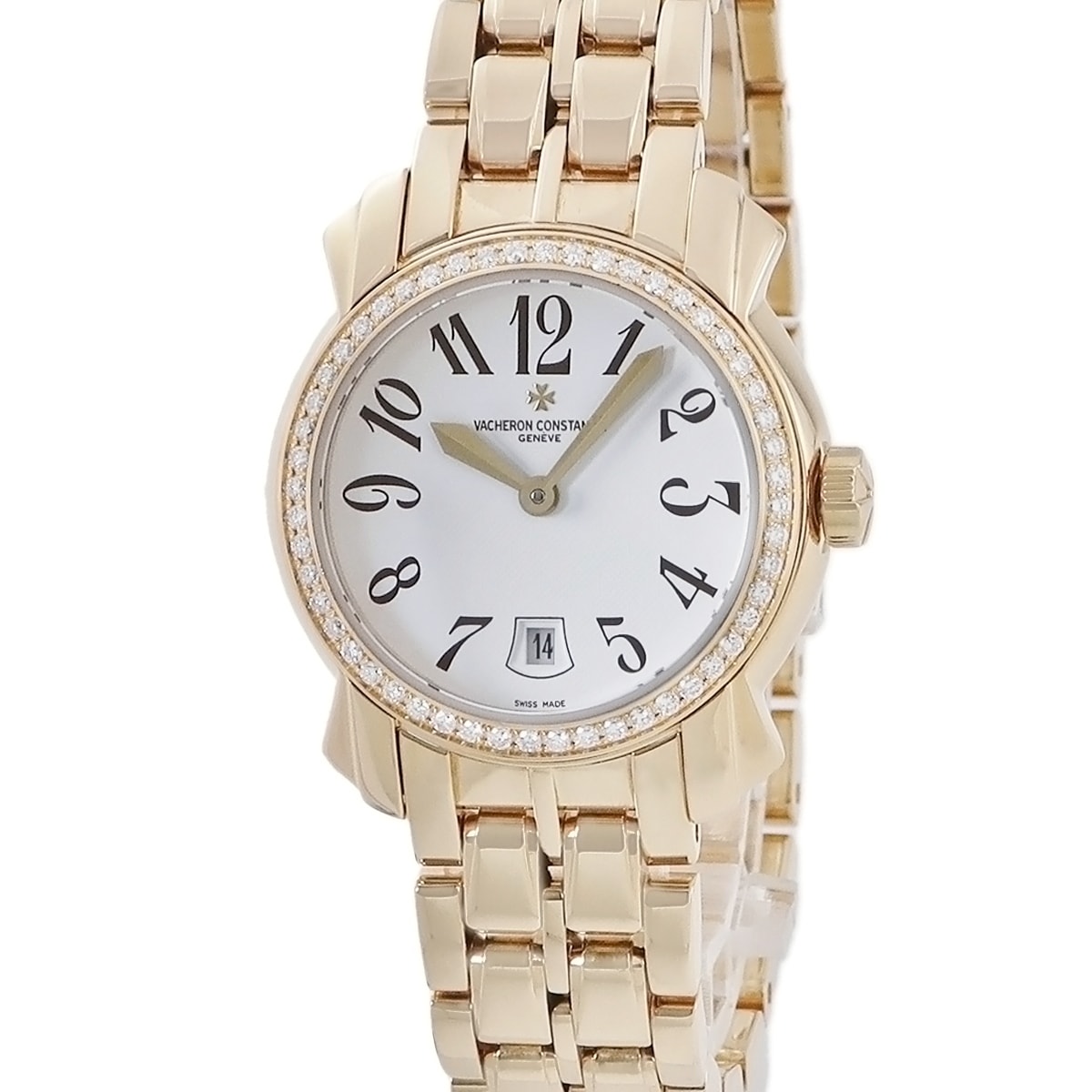 マルタ レディー 25715 クオーツ レディース K18YG無垢 純正ダイヤ デイト 3年保証 713,790円