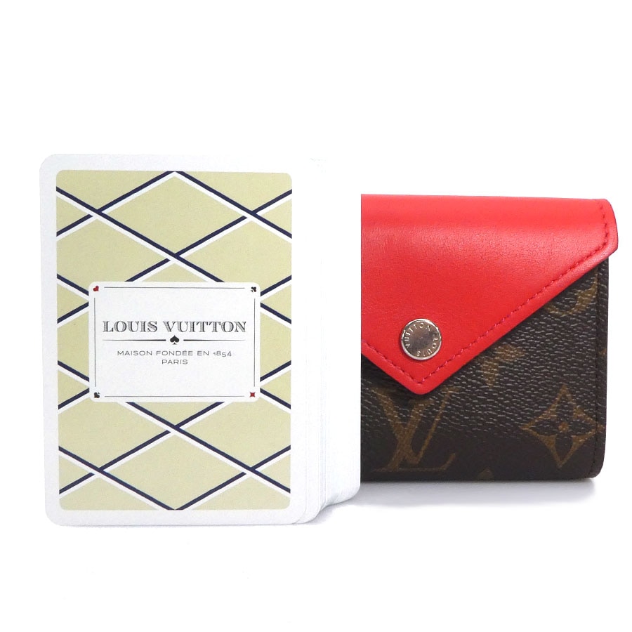 ルイ ヴィトン LOUIS VUITTON ポーチ トランプ モノグラム エテュイ カルト アルセーヌ モノグラムキャンバス ルージュ ユニセックス GI0014 55880i