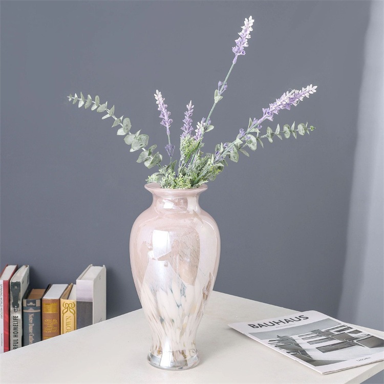 INSスタイル ガラスの花瓶 パール リビングの置物 家庭の置物 レストランの置物 花瓶 テーブル 玄関 フラワーアレンジメント 4,640円