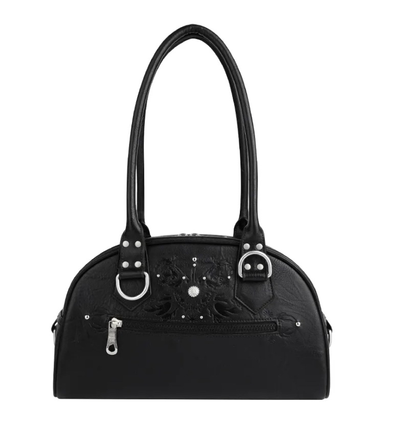 Studded Leather Bowling Bag 12,768円