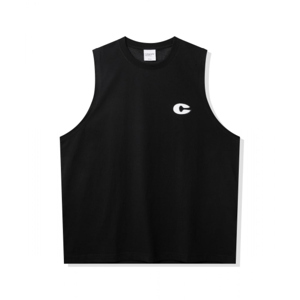 CODEGY C ロゴオーバーフィットノースリーブ_ブラック