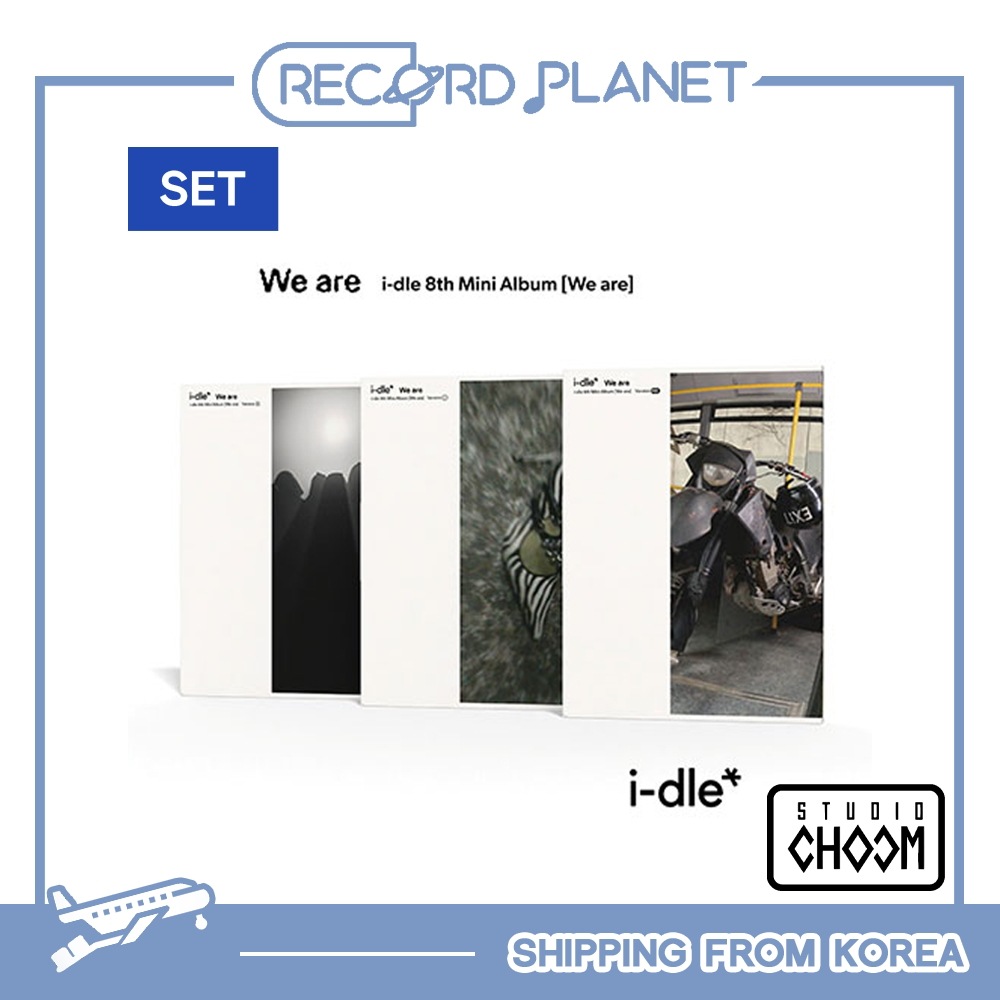 ONLINE特典+ [STUDIO CHOOM] 3種セット i-dle - 8th Mini Album [We are]