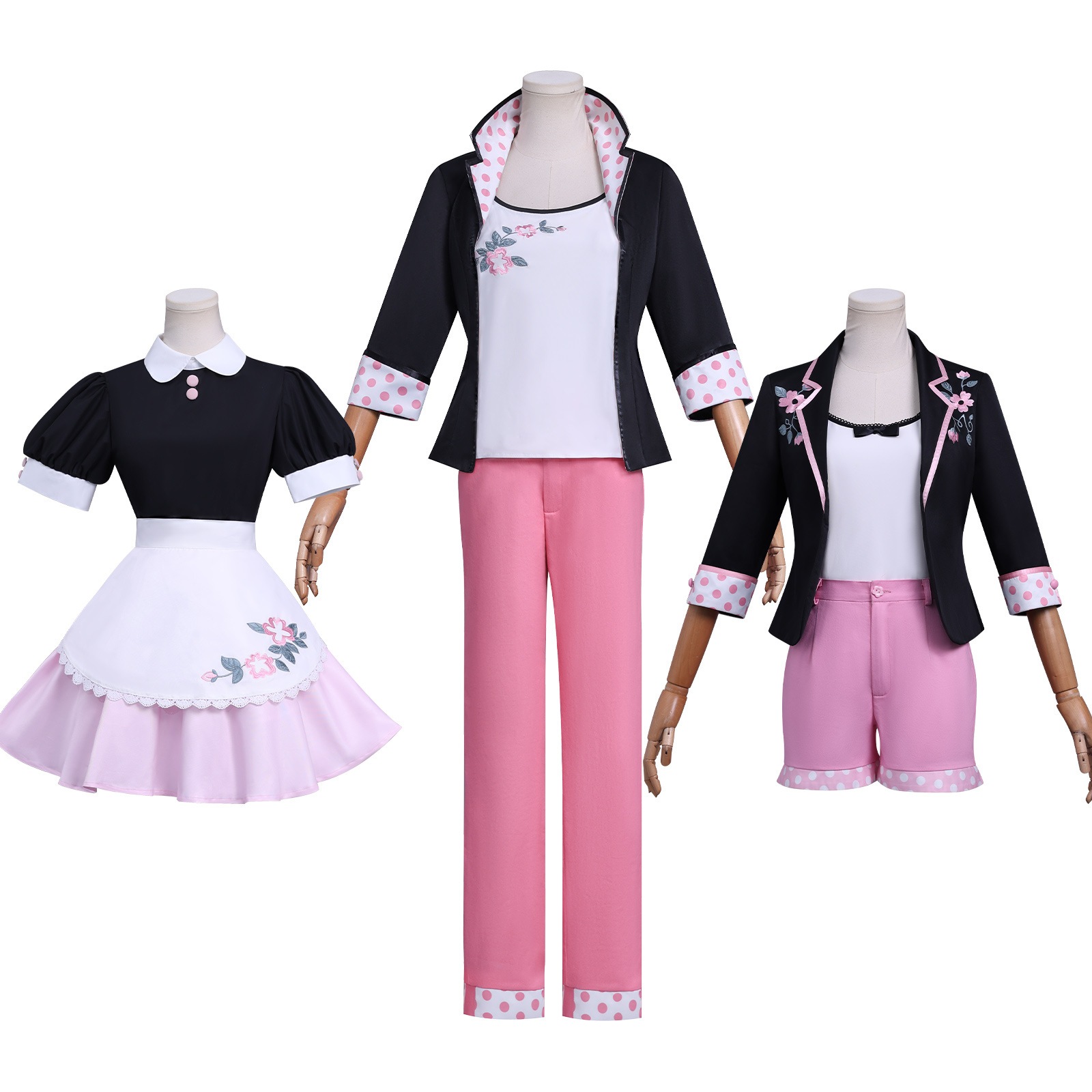 ハロウィンてんとう虫レディコスプレミラクルガールズ第6スーツピンクショートパンツコスプレハロウィンコスチューム