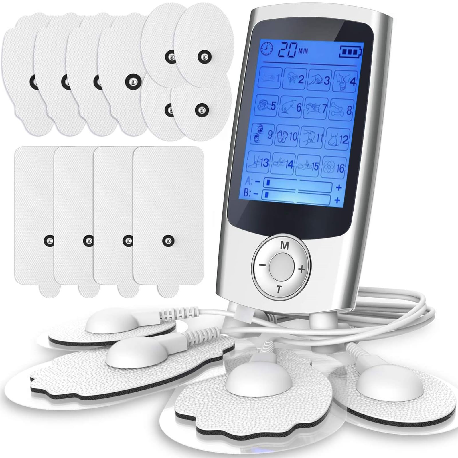 SrDiot リラクゼーション器 16段階モード 20段階レベル 運動前後適用 コンパクト 誕生日 母の日 父の日 両親のプレゼントに最適 日本語説明書付き