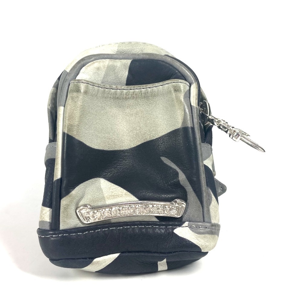 ポーチ WRISTHER BACK PACK バックパック カモフラ柄 ポーチ ブレスレット アクセサリー コインケース 財布 レザー グレー