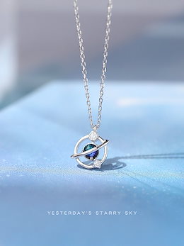 ★国内無料発送 惑星 ネックレス 金属アレルギー対応 高品質新作入荷 彼女 レディース 韓国ファッション 手つくり 誕生日ギフト