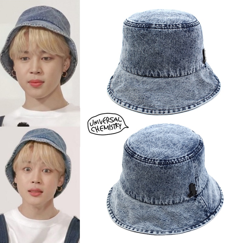 Washing Dark Denim Bucket Hat / bts jimin着用