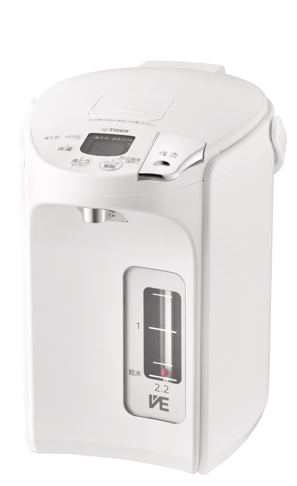 タイガー PIP-G220WE 蒸気レスVE電気まほうびん　2.2L　アーバンホワイト PIPG220WE