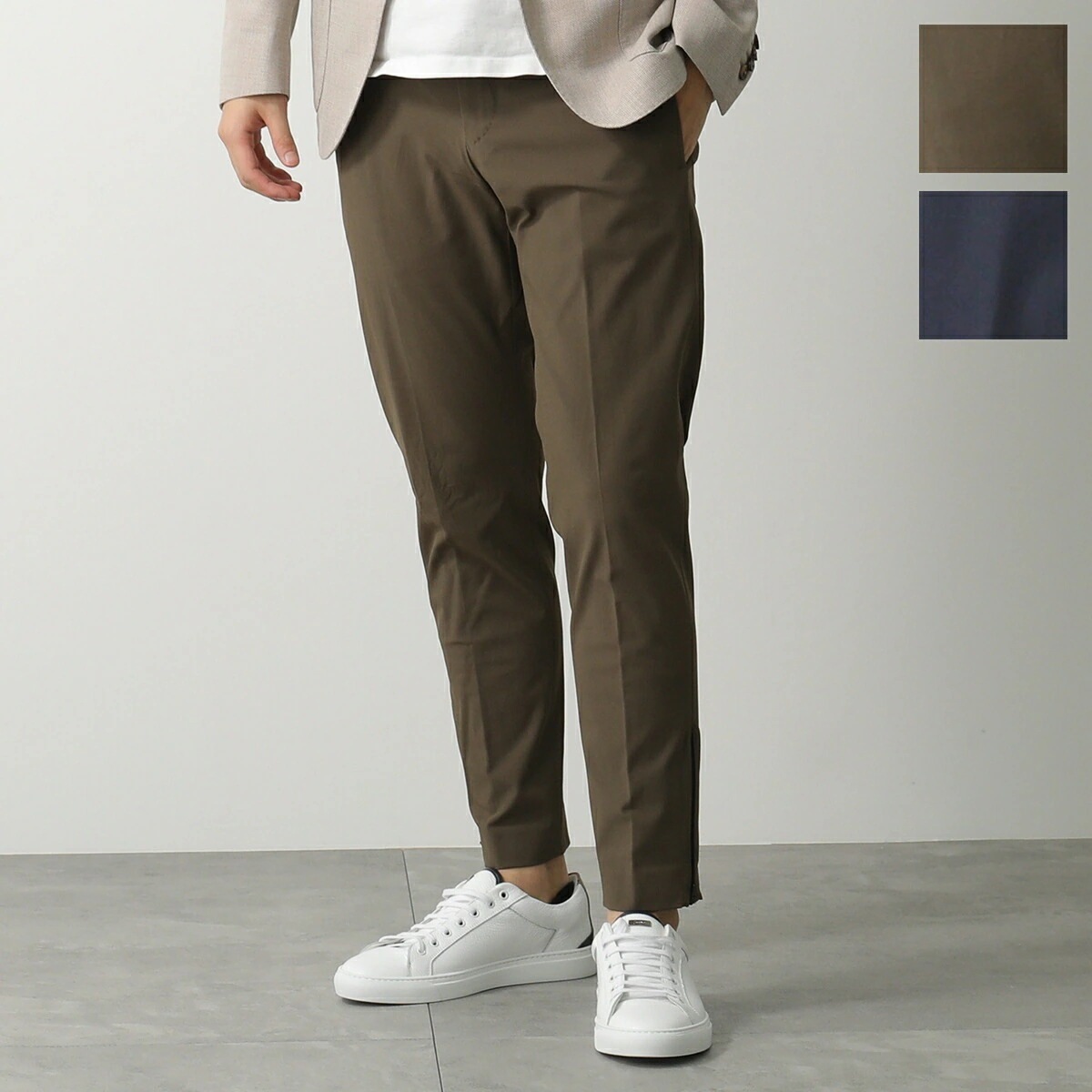 PT TORINO ピーティートリノ パンツ COASEPZ10KLT IT19 メンズ スラックス ACTIVE-EPSILON ZIP アクティブ イプシロン ストレッチナイロン カラー2色