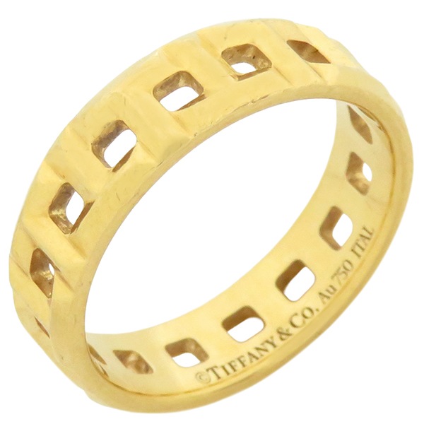 ティファニー Tiffany & Co リング 指輪 Tトゥルーリング K18YG イエローゴールド 18K 750YG 12.5号 【箱】【中古】