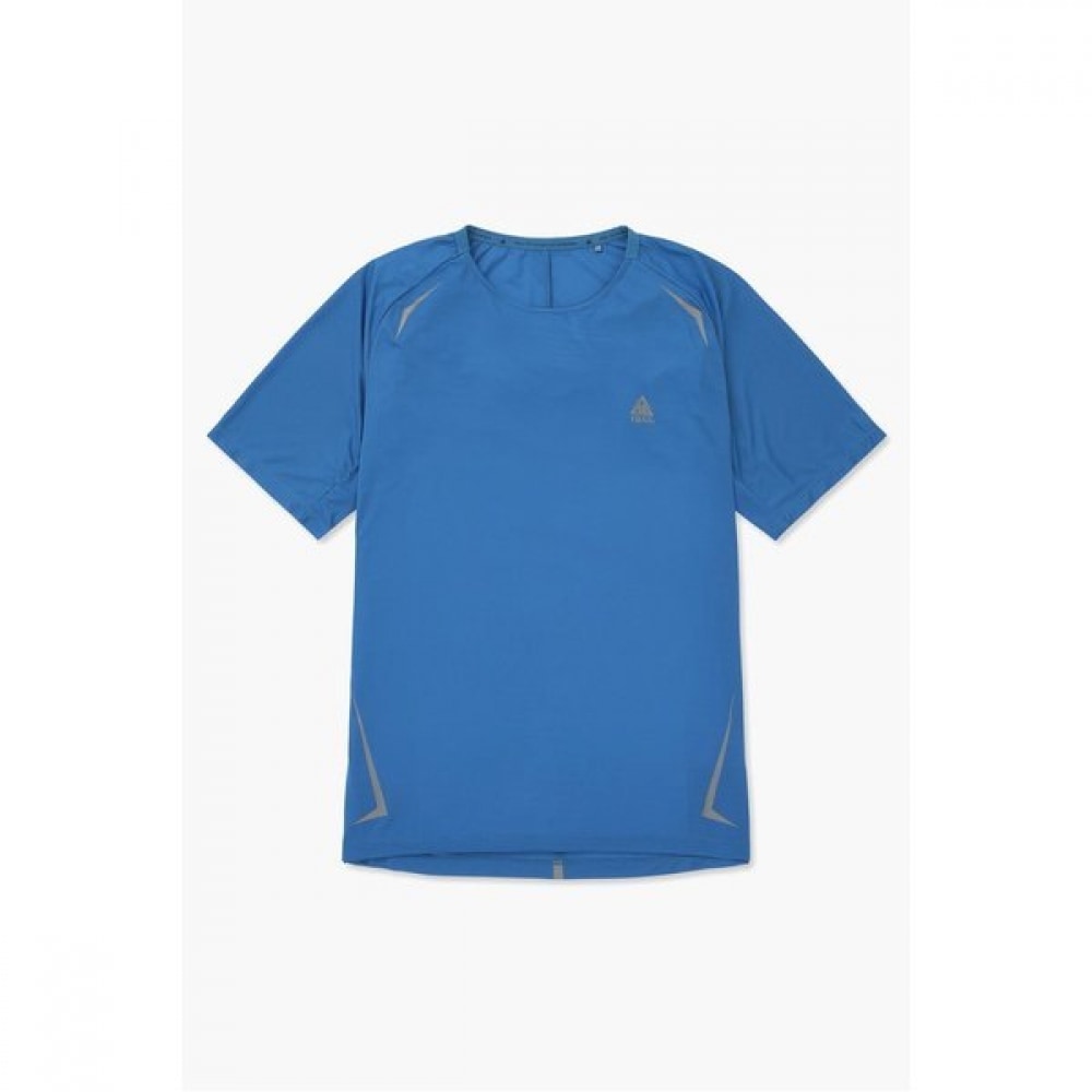 コオロングスポーツ メンズ ランニング 半袖 Tシャツ TLTCX24735BLU