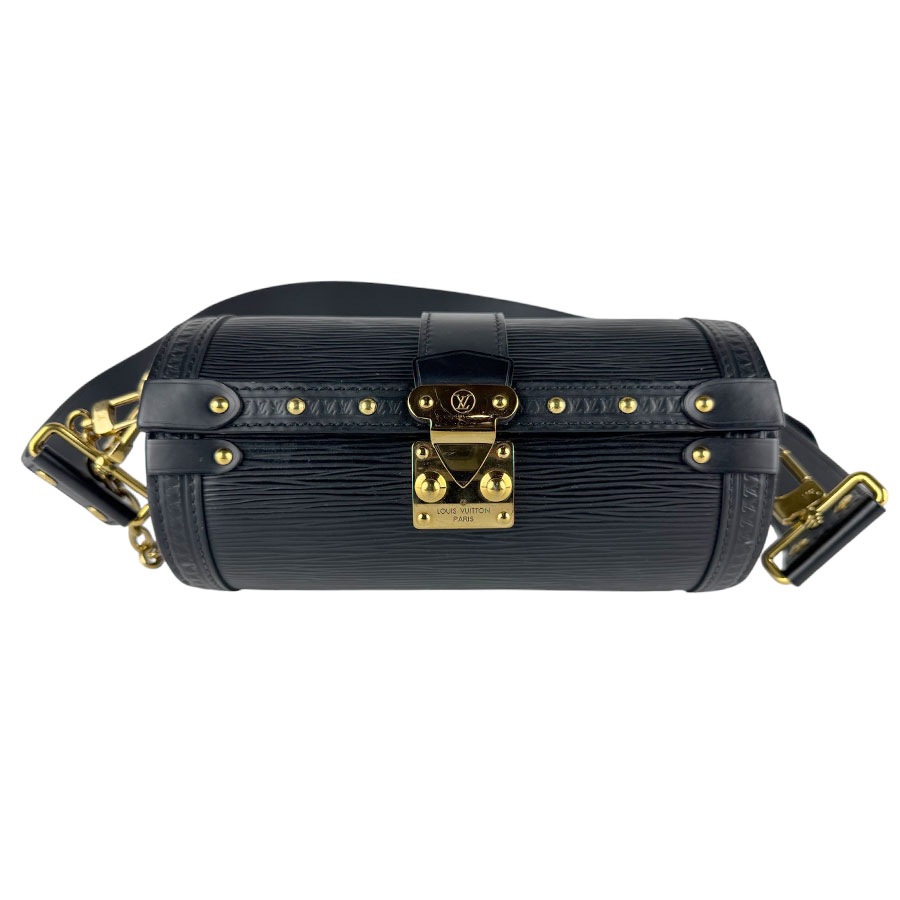 ルイ ヴィトン LOUIS VUITTON ハンドバッグ ショルダーバッグ エピ パピヨン トランク エピレザー ブラック ゴールド レディース M58655 z9907