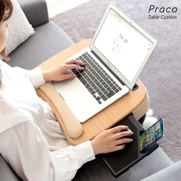 テーブル 卓上デスク 膝上テーブル ひざ上テーブル 卓上テーブル パソコンデスク pcデスク スマホスタンド タブレットスタンド pcスタンド 新生活 Praco ID004