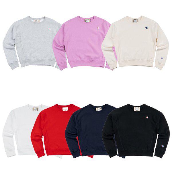 リバースウィーブ C スモールロゴ 女性 クルーネック 7種