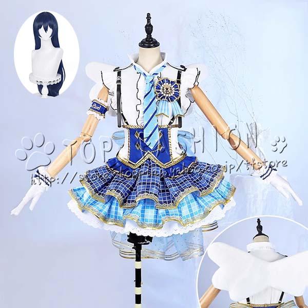 2026人気販売!LoveLive ラブライブ 風 園田海未 そのだうみ コスプレ衣装 ウィッグ cosplay コスチューム ハロウィン クリスマス
