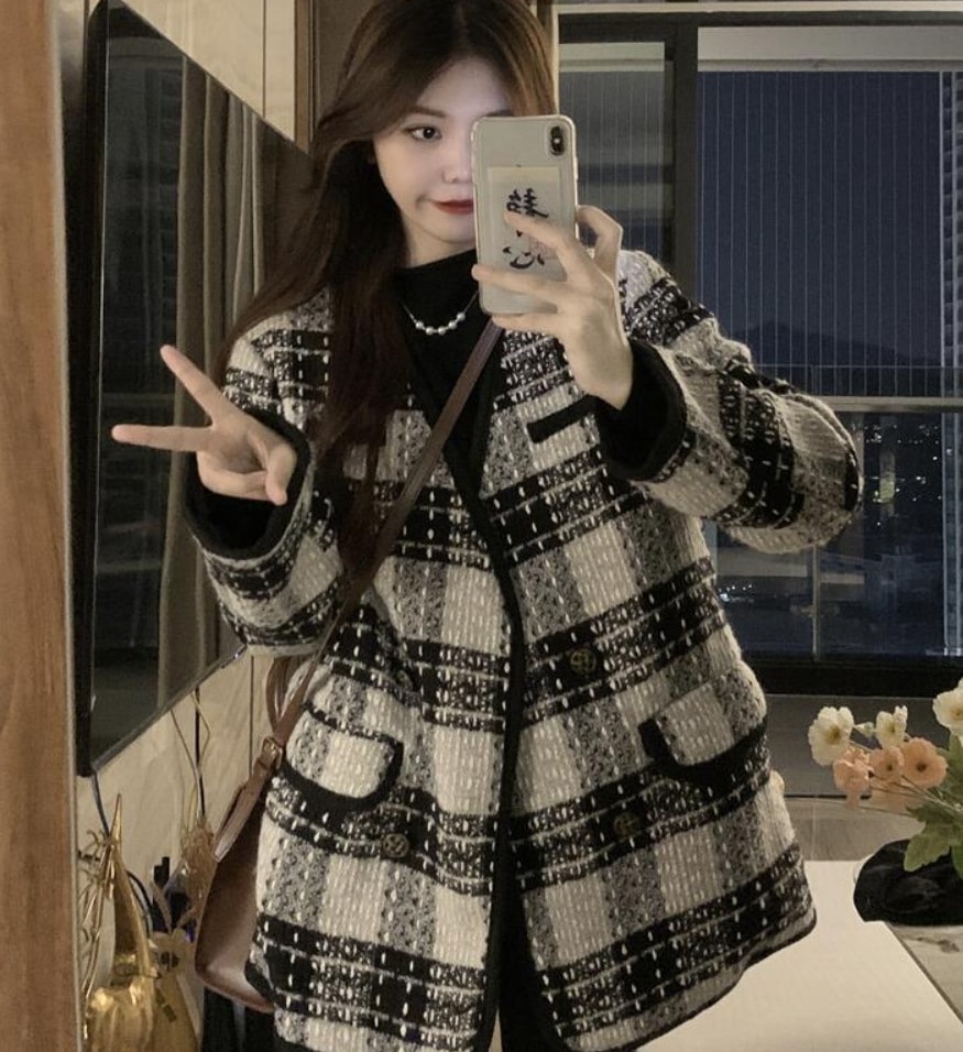 レトロ アウター デート ジャケット 長袖 ウール 可愛い きれいめ 上品 おしゃれ かっこいい 可愛い ラブリー キュート ガーリー クール モード系 セクシー エレガント 存在感