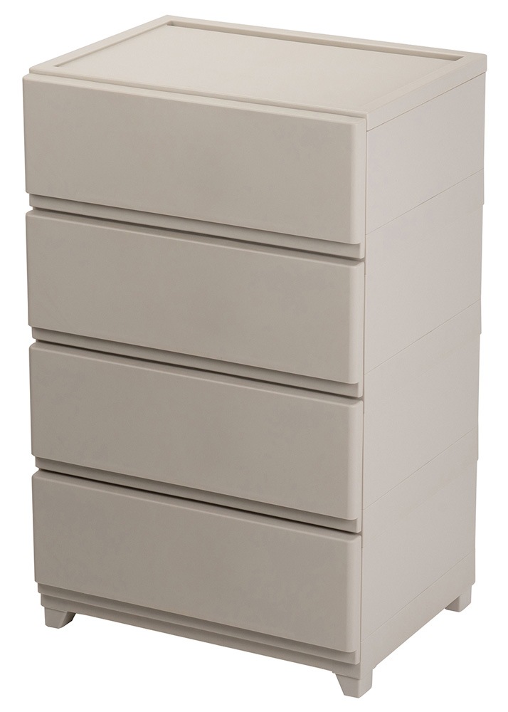 JEJアステージ 1020896 壁付デコニーシーヴォ　ワイド（4段・グレージュ） KDCW4グレ1020896