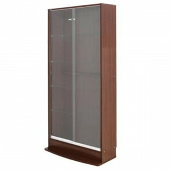 コレクションラックワイド 引き戸ハイタイプ 奥行29cm本体 CR-TH8329　B/ブラウン