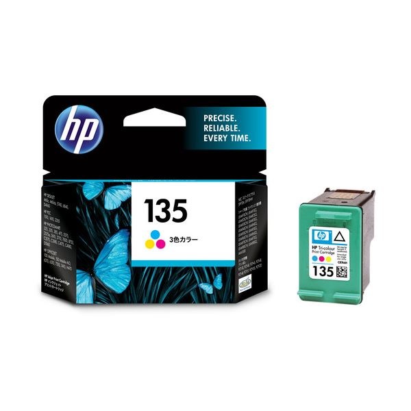 （まとめ） HP135 プリントカートリッジ カラー C8766HJ 1個 [x10セット]