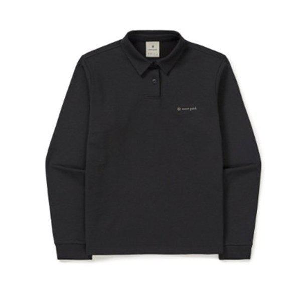 W ポロシャツ 長袖 BB S24FWTPS11 BK LE