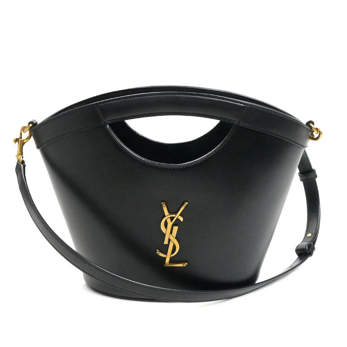 SAINT LAURENT PARIS サンローランパリ celia セリア ミニ トート 2Wayショルダーバッグ ブラック 7910690U90W1000 レディース 中古 美品