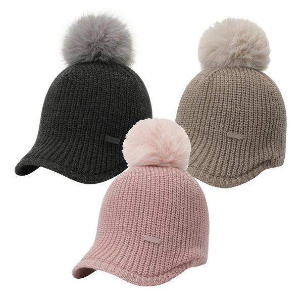 女性レジャー登山帽子 Wニットキャップ 2BYHTFU936