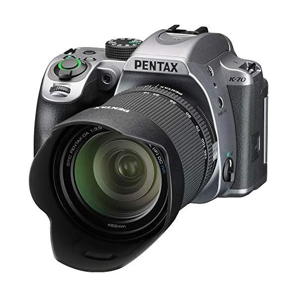 【中古】PENTAX K-70 18-135mmWRレンズキット シルバー APS-Cデジタル一眼レフカメラ 16996
