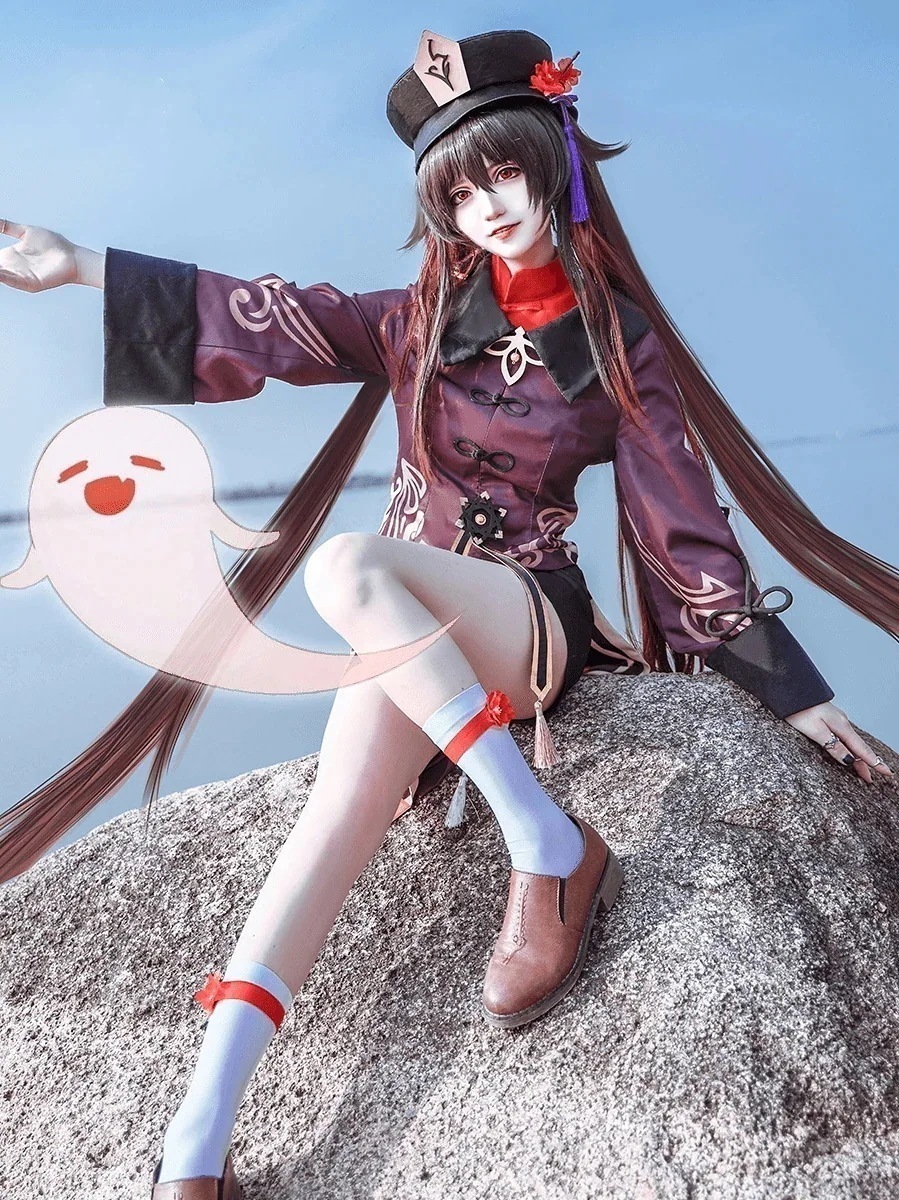 仮装 変装 コスチューム パーティー イベント cosplay コスプレ衣装 璃月 胡桃 genshin げんしん 原神 スーツ ハロウィン 2023年新作入荷コスプレ