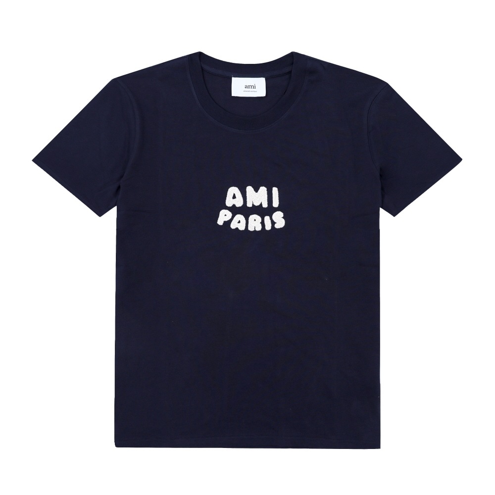 AMI クロシェ 共用 半袖Tシャツ UTS075 726 4011