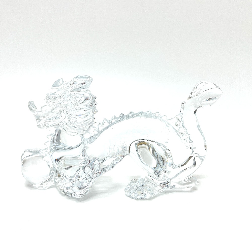 Baccarat バカラ オブジェ 干支 ドラゴン 2024年（辰年） インテリア 置物 クリスタルガラス クリア