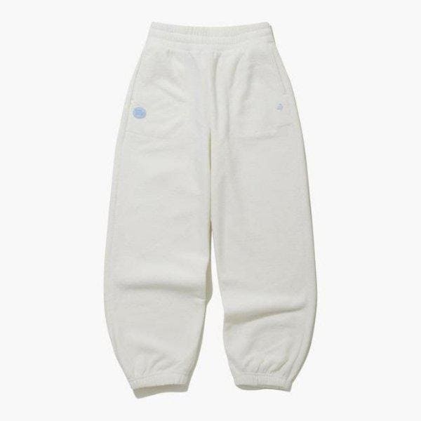 パンツ NQJ QP422OFPO7-CRM 女性用フラッフィーニットルーズジョガーパンツ / CREAM