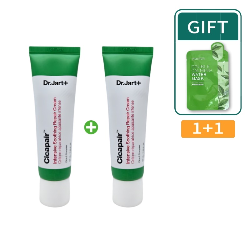 【1+1】シカペア インテンシブ スージング リペアクリーム 50ml+50ml 2個 /肌の鎮静/敏感肌/屏風エキス/保湿/赤い肌/韓国化粧品