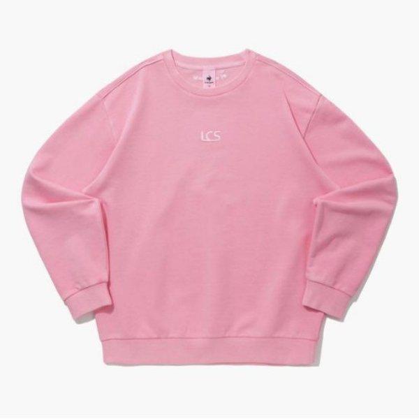 長袖Tシャツ KQF QQ123LFS15-PIK シグネチャーダイイングマンツーマン / PIK0