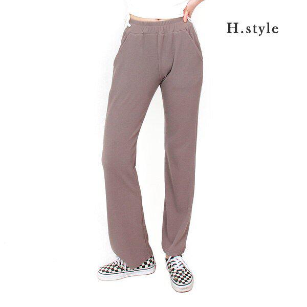 （GD）3064リブブーツカットパンツ 女性