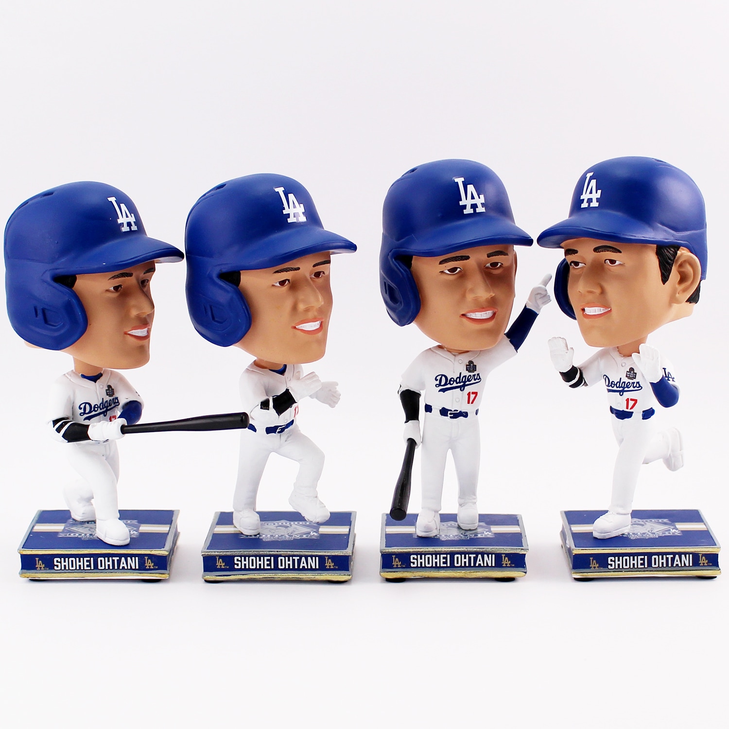 ボブルヘッド フィギュア 人形 大谷翔平 MLB ロサンゼルス ドジャース 4.5 INCH 4体セット
